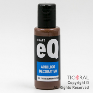 ACRIL.DECOR.EQ 805 TIERRA SOMBRA TOSTADA 50ML X 6 UNIDADES